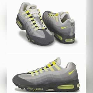 Air Max 95 (GS) 6.5 Neon Yellow - NO INSOLE